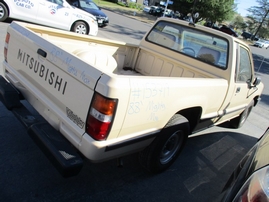 1988  MITSUBISHI MIGHTY MAX BEIGE 4CYL AT SHORT BED 153719